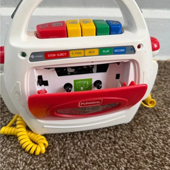 VINTAGE 1993 Playskool Toy Cassette Player/Regner PS-455 WORKS - Picture 7 of 7